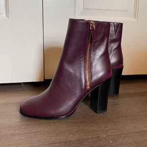 Katherine Kelly Plum Booties